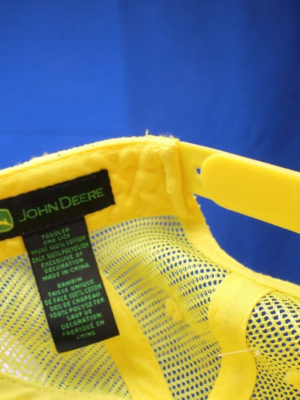 Vintage John Deere Hat Cap Youth Snapback Green Yellow  Kids Trucker Snap Back